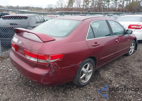 2003 Honda Accord 2.4 Ex из США, поврежденный, VIN 1HGCM56653A031805